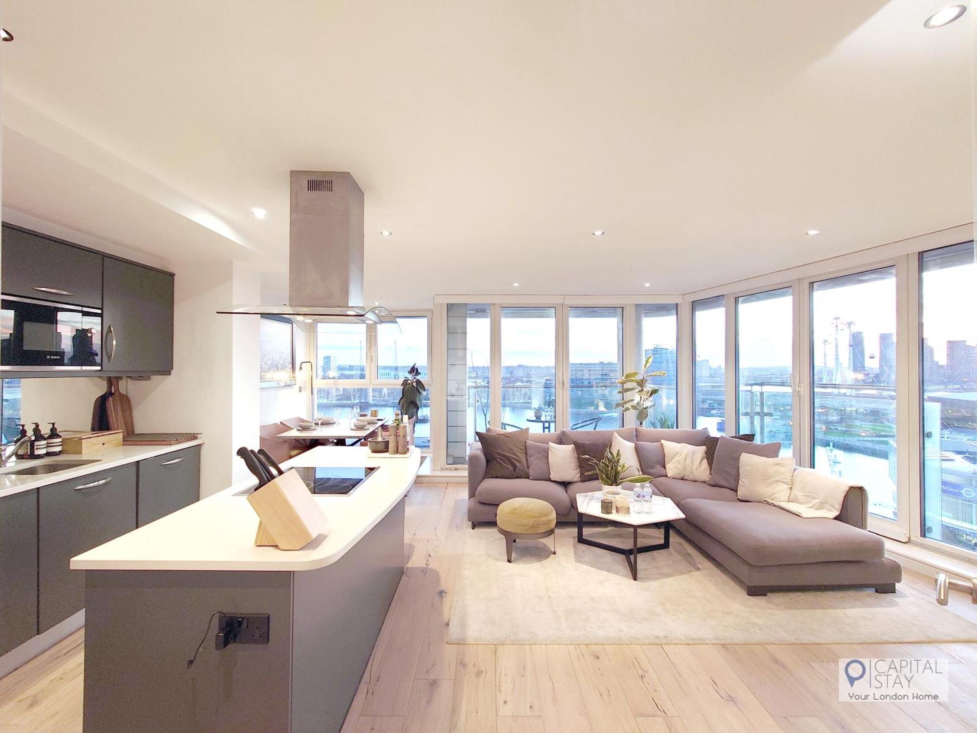 Deluxe Two Bed Apartment With River & City View ロンドン エクステリア 写真
